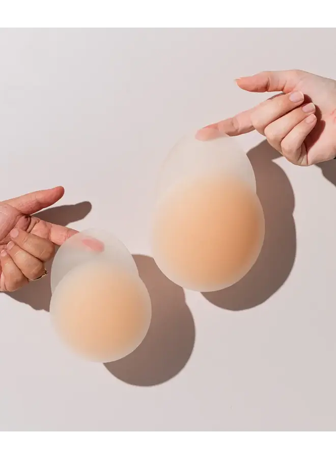 NOOD NO SHOW EXTRA LIFT NIPPLE COVERS-BUFF