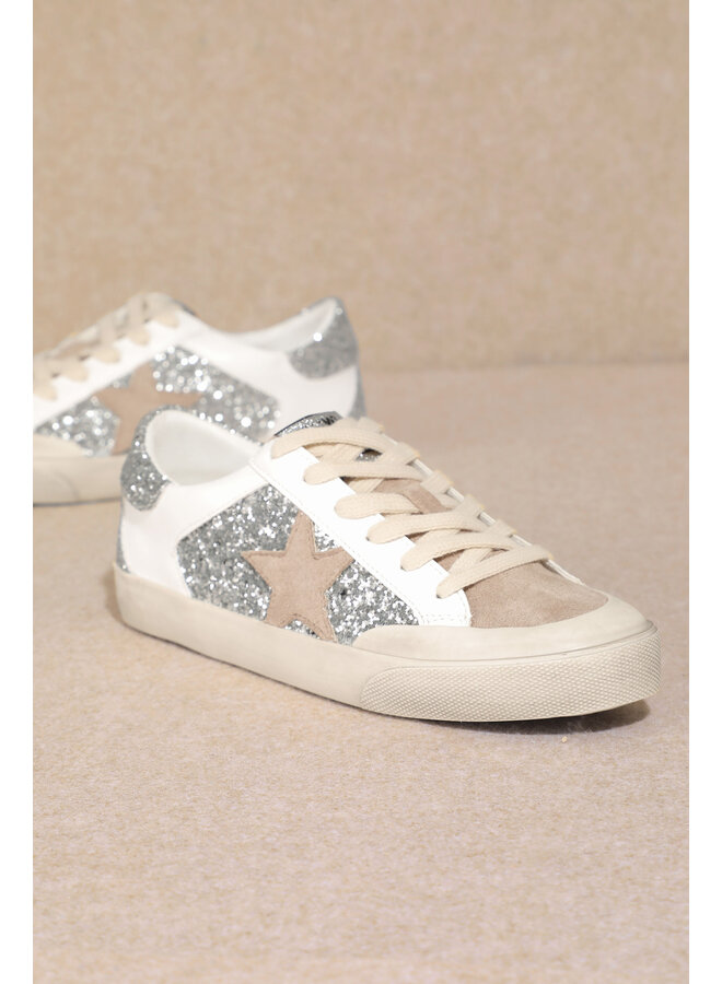 BRADY STAR GLITTER SNEAKERS