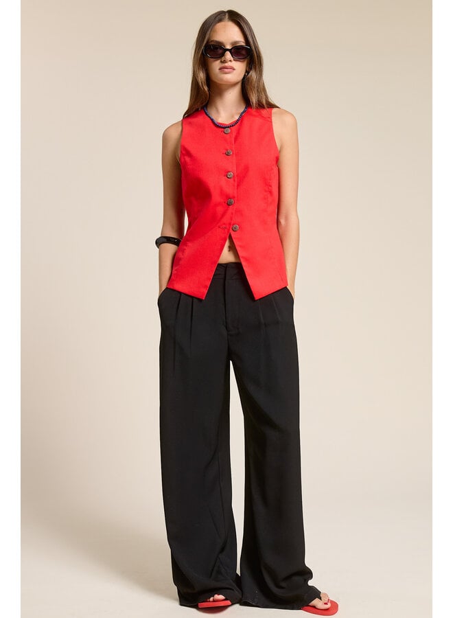 TREVOR PLEATED TROUSER PANTS