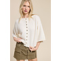 IN THE BOX BUTTON DOWN CARDIGAN-IVORY