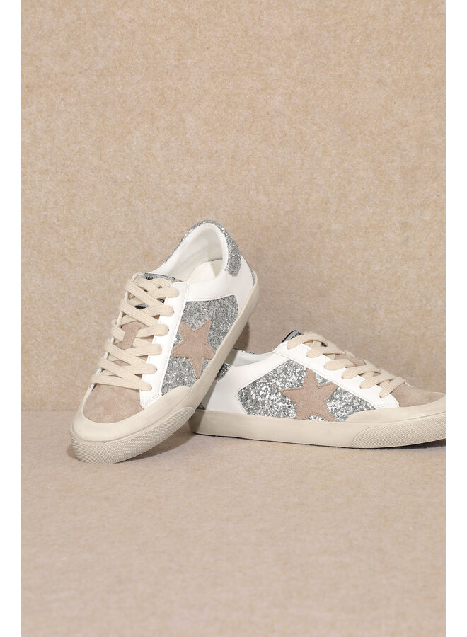 BRADY STAR GLITTER SNEAKERS