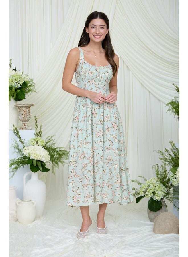 MY GARDEN PARTY MIDI DRESS
