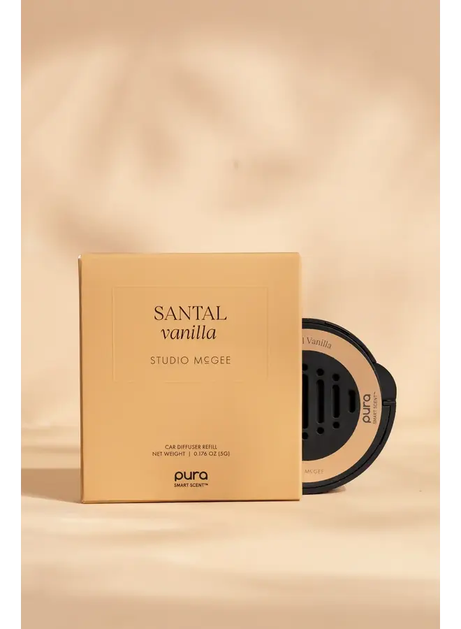 PURA CAR FRAGRANCE REFILL-STUDIO MCGEE SANTAL VANILLA