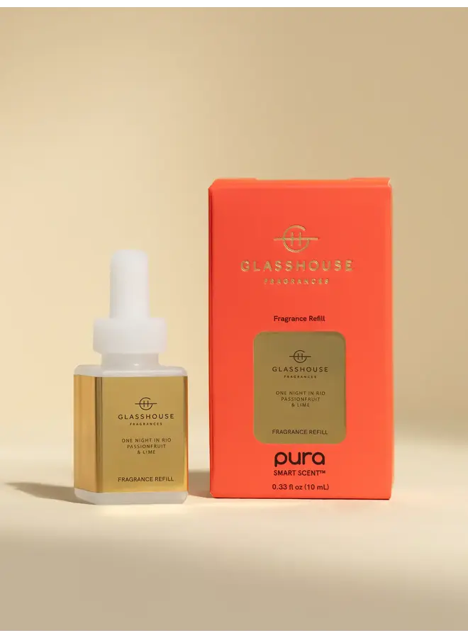 PURA FRAGRANCE DIFFUSER REFILL-GLASSHOUSE ONE NIGHT IN RIO