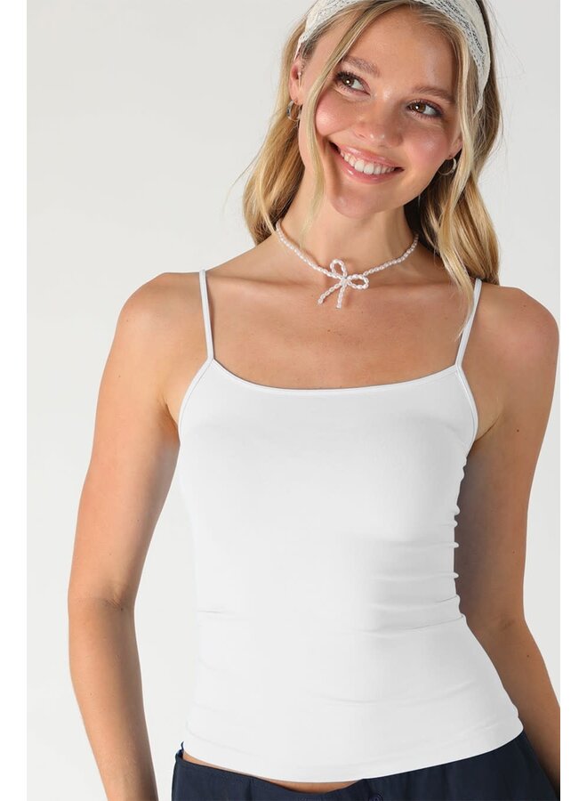 BASIC CAMI-WHITE