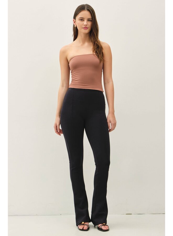 YES BASICALLY BANDEAU TOP-CHOCOLATE MILK