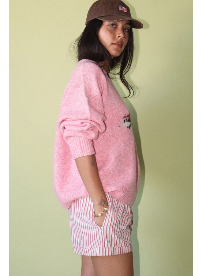 DUCK GRAPHIC KNIT SWEATER