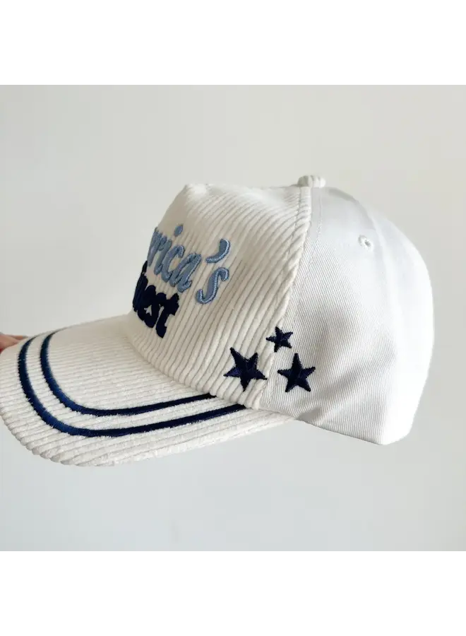 AMERICAS FINEST CORDUROY TRUCKER HAT