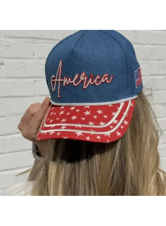 AMERICA VINTAGE TRUCKER HAT