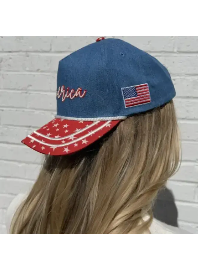 AMERICA VINTAGE TRUCKER HAT