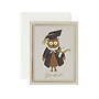 CONGRATS OWL GRADUATION CARD