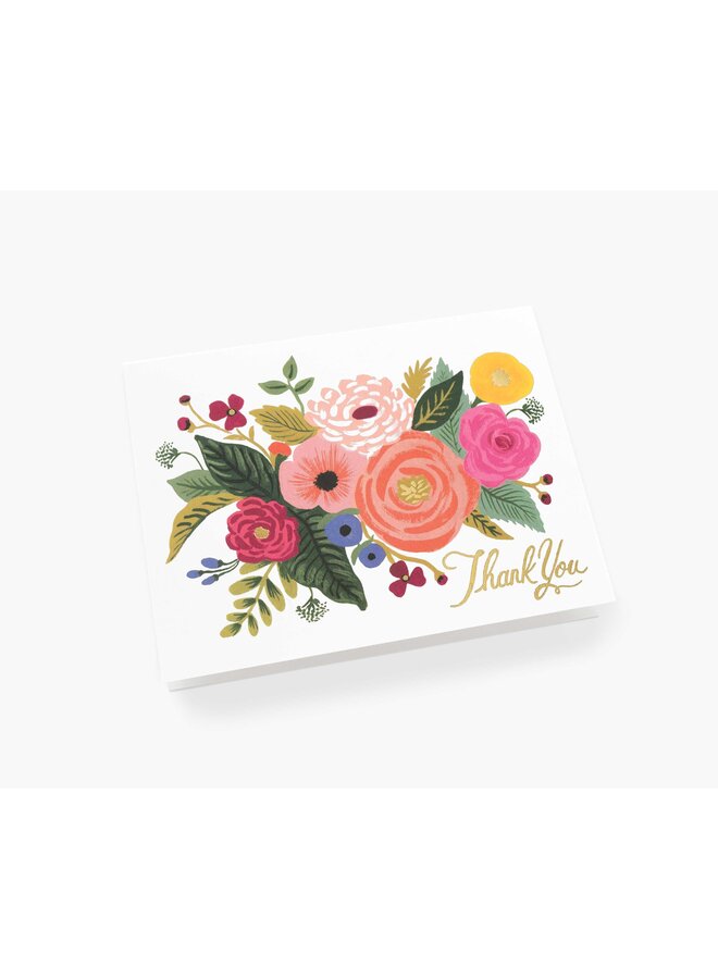JULIET ROSE THANK YOU CARD