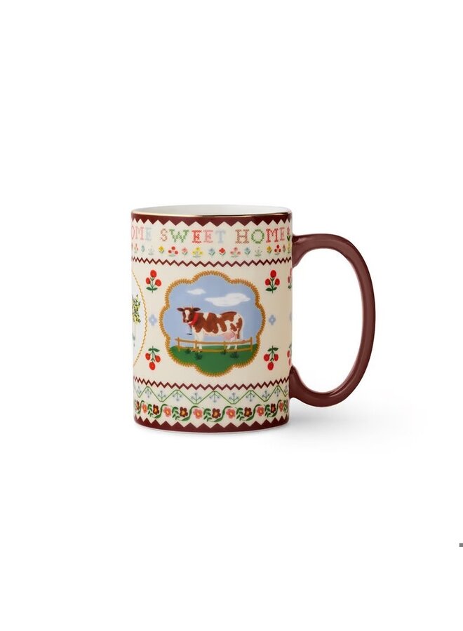 HOME SWEET HOME PORCELAIN MUG
