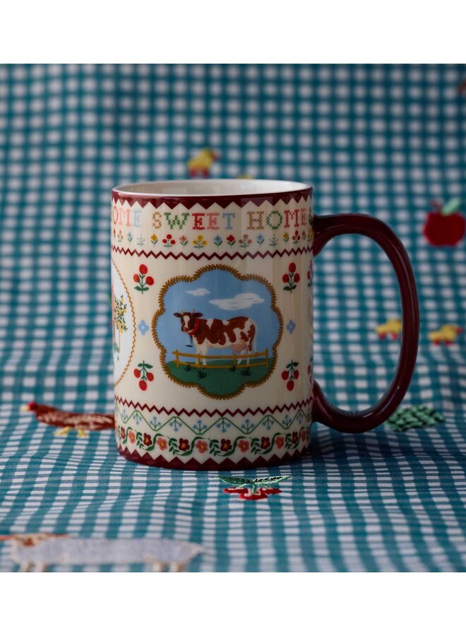 HOME SWEET HOME PORCELAIN MUG