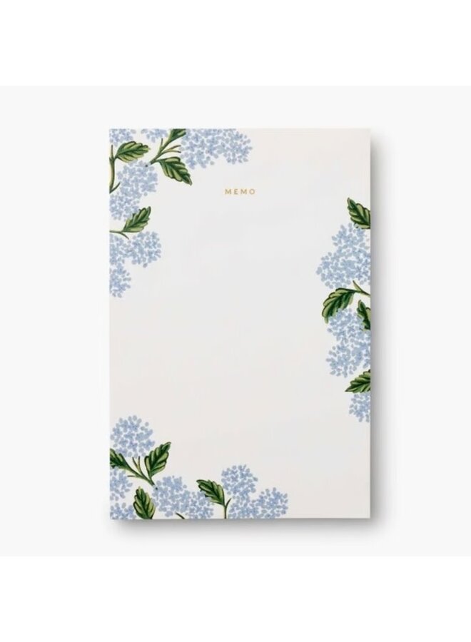 HYDRANGEA MEMO NOTEPAD