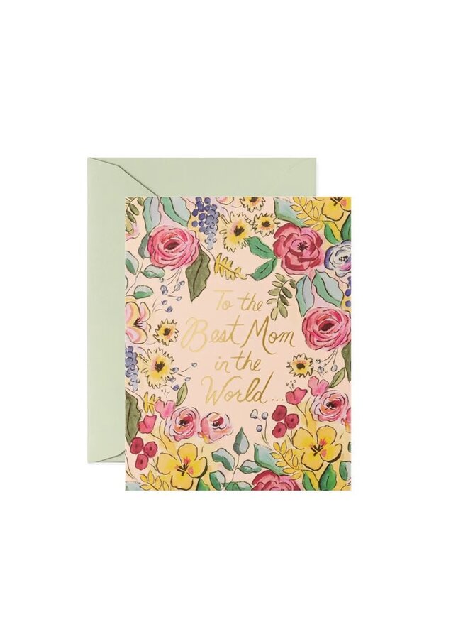 BEST MOM IN THE WORLD CARD