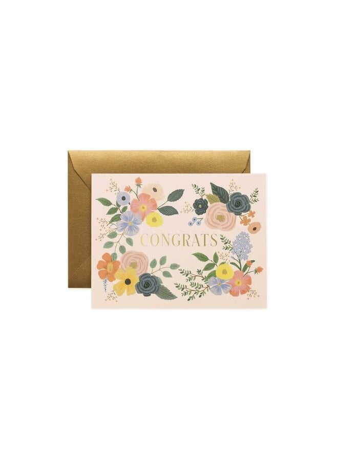 GARDEN FOREST CONGRATS CARD