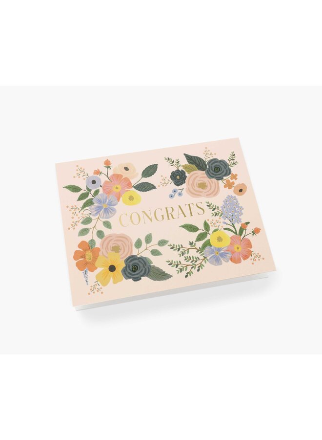 GARDEN FOREST CONGRATS CARD