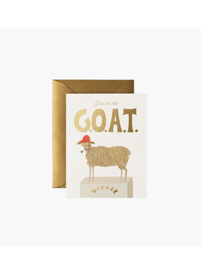 G.O.A.T CARD