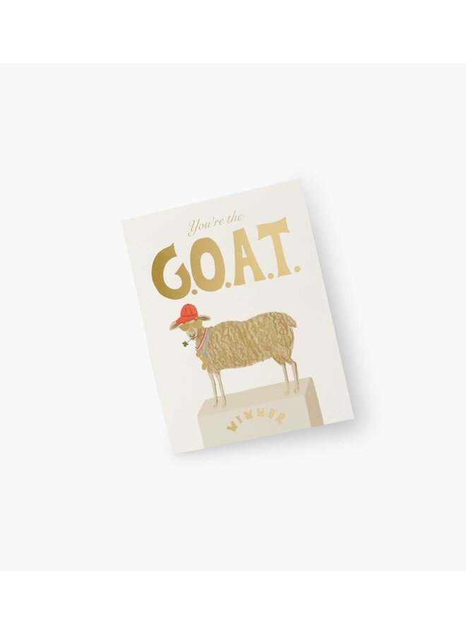 G.O.A.T CARD