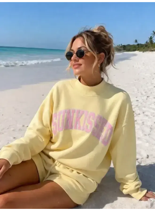 OVERSIZED & OBSESSED SET-SUNKISSED