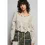 KNOT TODAY CROCHET CROPPED TOP