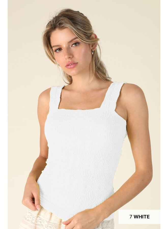 IN THE DETAILS LACE TOP-WHITE