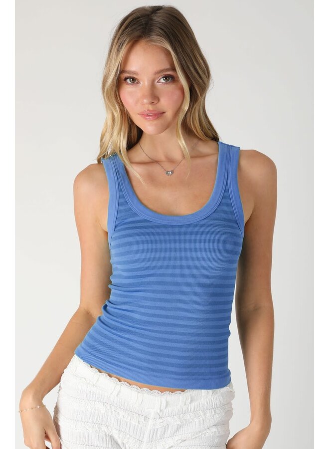 WEAR IT YOUR WAY STRIPE TANK-MARINA