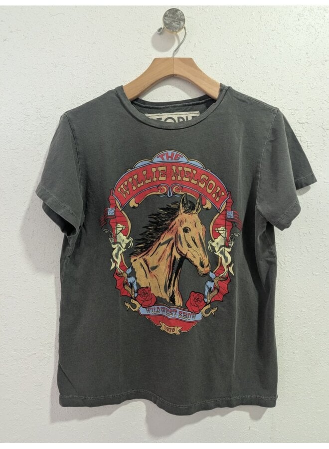 WILLIE NELSON WILD WEST TEE