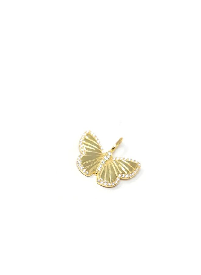BUTTERFLY CHARM 14KGP