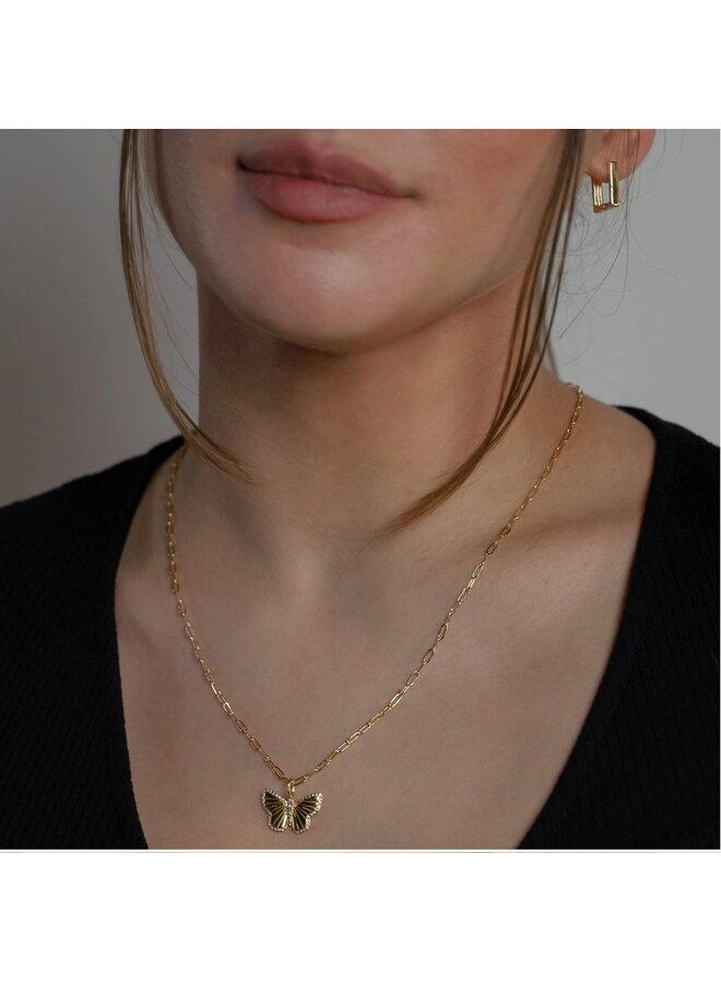 BUTTERFLY CHARM 14KGP