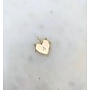 SLOANE HEART INITIAL 14KGP CHARM