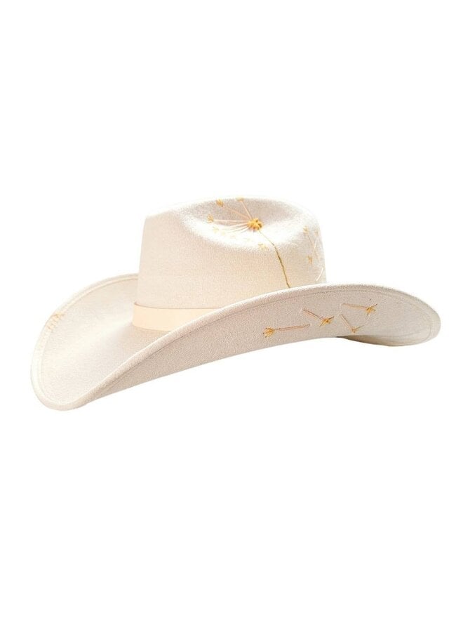 PAX COWBOY CROWN HAT-BEIGE