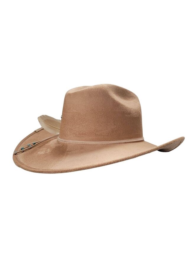 JOEY COWBOY CROWN HAT-CAMEL