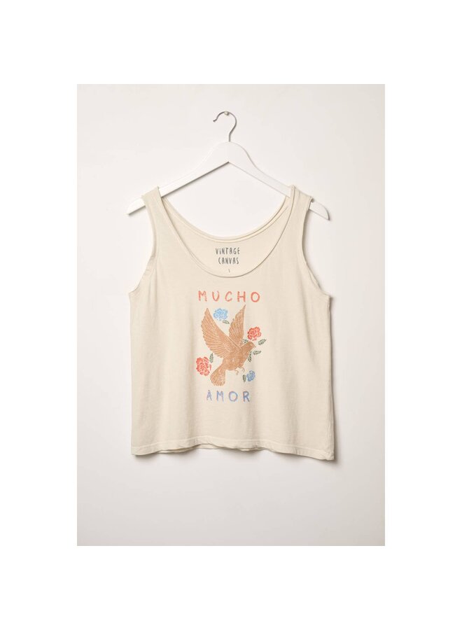 MUCHO AMOR GRAPHIC TANK TOP