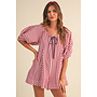 TAKE ME SAILING ROMPER-RED