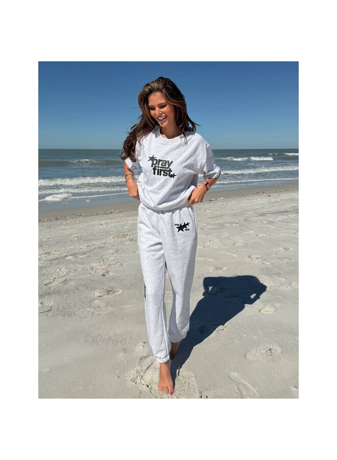 PRAY FIRST SWEATPANTS