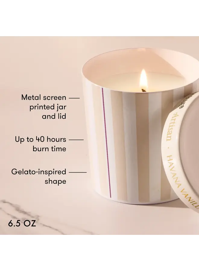 HAVANA VANILLA ARTISAN CAFFE GELATO CUP CANDLE 6.5OZ