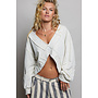 CROSS MY HEART TOP-OATMEAL