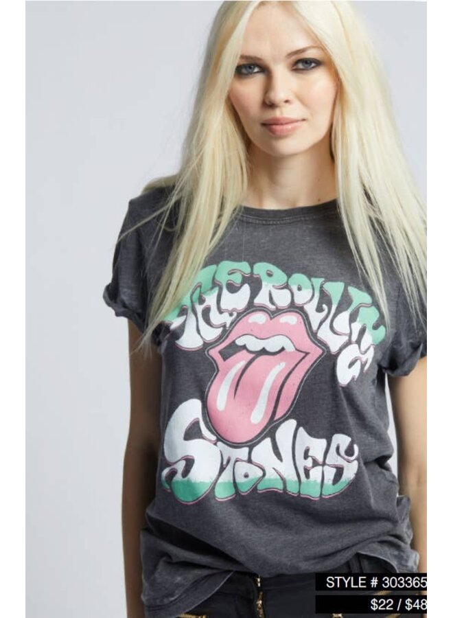 ROLLING STONES BURN OUT GRAPHIC TEE