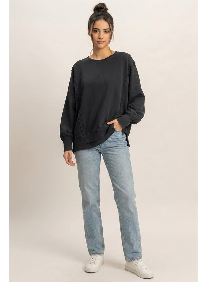 KEEPING IT CARGO SWEATSHIRT-BLACK