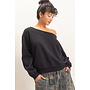 THE COZY CRUSH TOP-BLACK