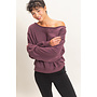 THE COZY CRUSH TOP-COCOA