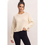 SEAM & SIMPLE SWEATER-CREAM