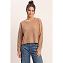 SEAM & SIMPLE SWEATER-DARK TAUPE