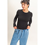 THE GO-TO LONG SLEEVE TOP-BLACK