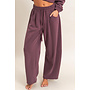 COZY CURVE SWEATPANTS-COCOA