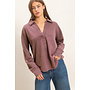 EFFORTLESS EVERYDAY LONG SLEEVE TOP-BROWN