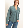 EFFORTLESS EVERYDAY LONG SLEEVE TOP-GREEN