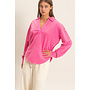 EFFORTLESS EVERYDAY LONG SLEEVE TOP-FUCHSIA